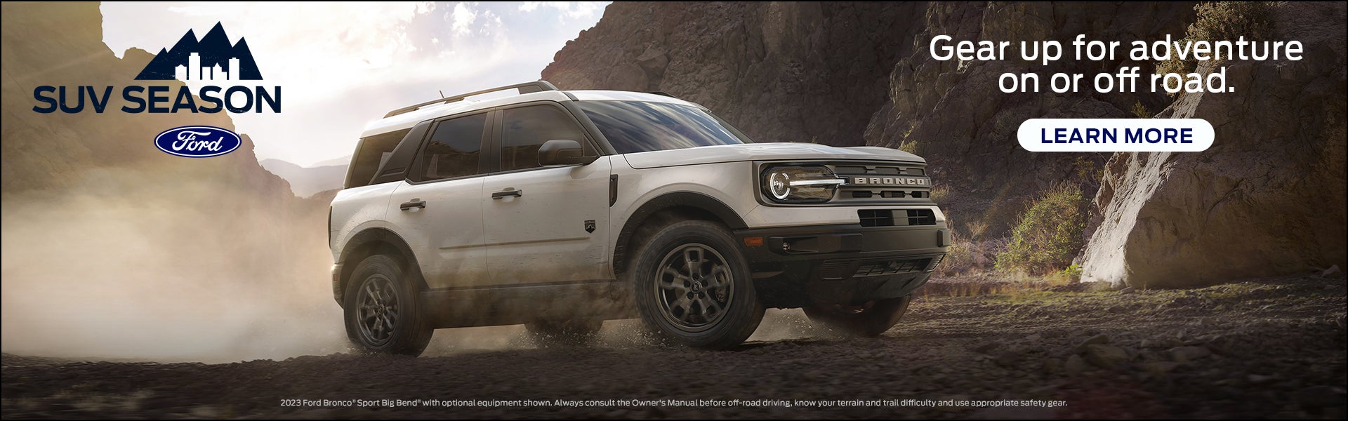 Ford SUV Season Special Banner - Bronco Sport SUV