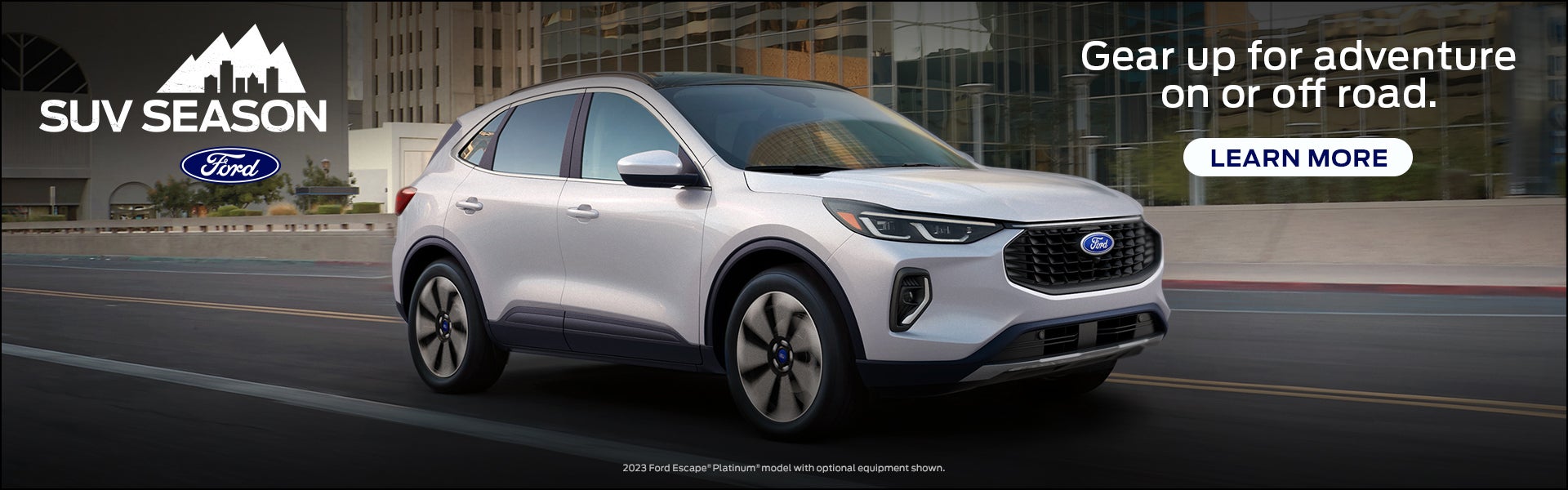 Ford SUV Season Special Banner - Escape SUV